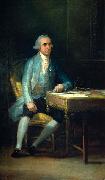 Francisco de Goya Retrato de Francisco de Saavedra y Sangronis Secrario de Estado de Espana painting